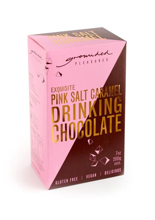 Grounded Pleasures Pink Salt Caramel Drinking Chocolate 1KG